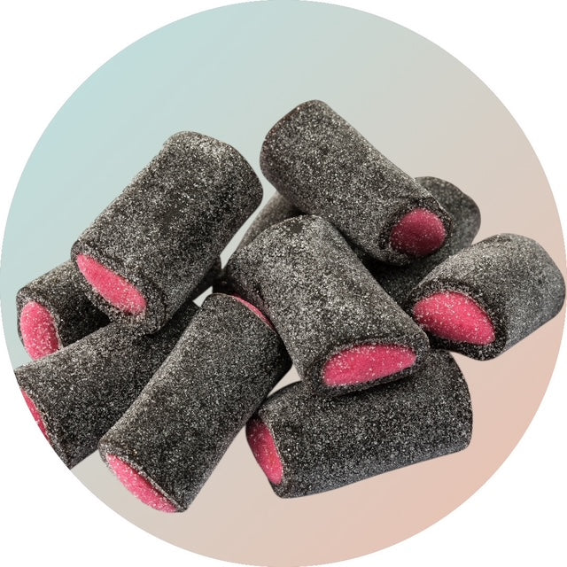 200g gefüllte Lakritzstücke Himbeer/Salmiak