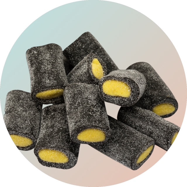 200g gefüllte Lakritzstücke Zitrone/Salmiak