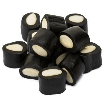 200g gefüllte Lakritzstücke Minze