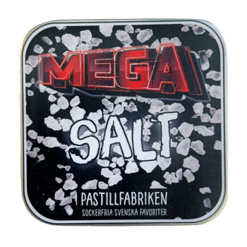 Pastillfabriken Megasalt in der Dose